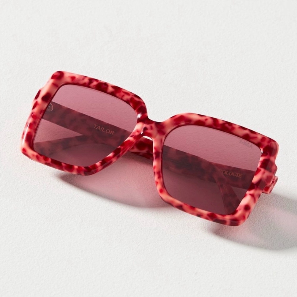 Anthropologie Spring Dreaming Sunglasses NWT ~ stunning! Case included